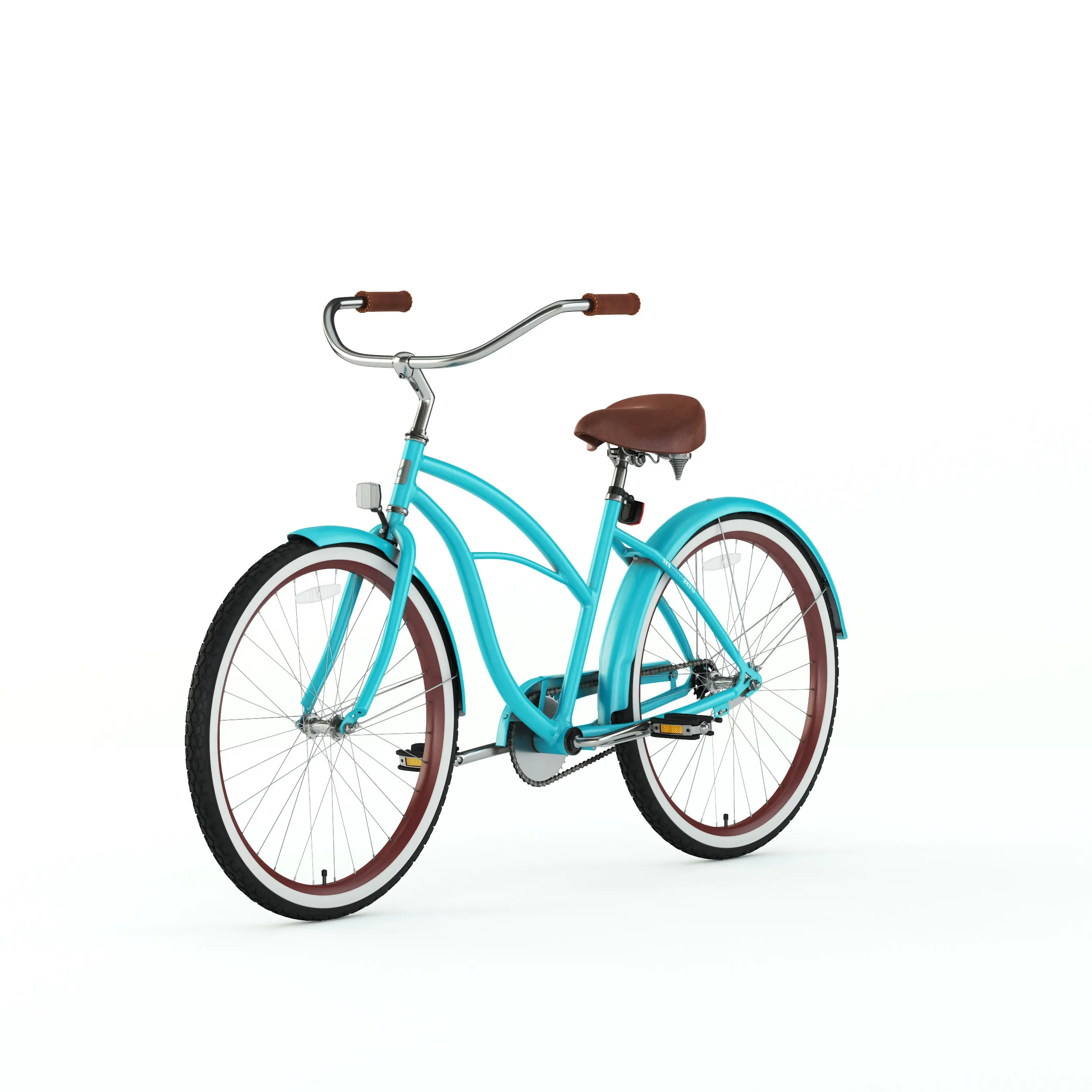 sixthreezero Teal Single Speed Women's Beach Cruiser Bike