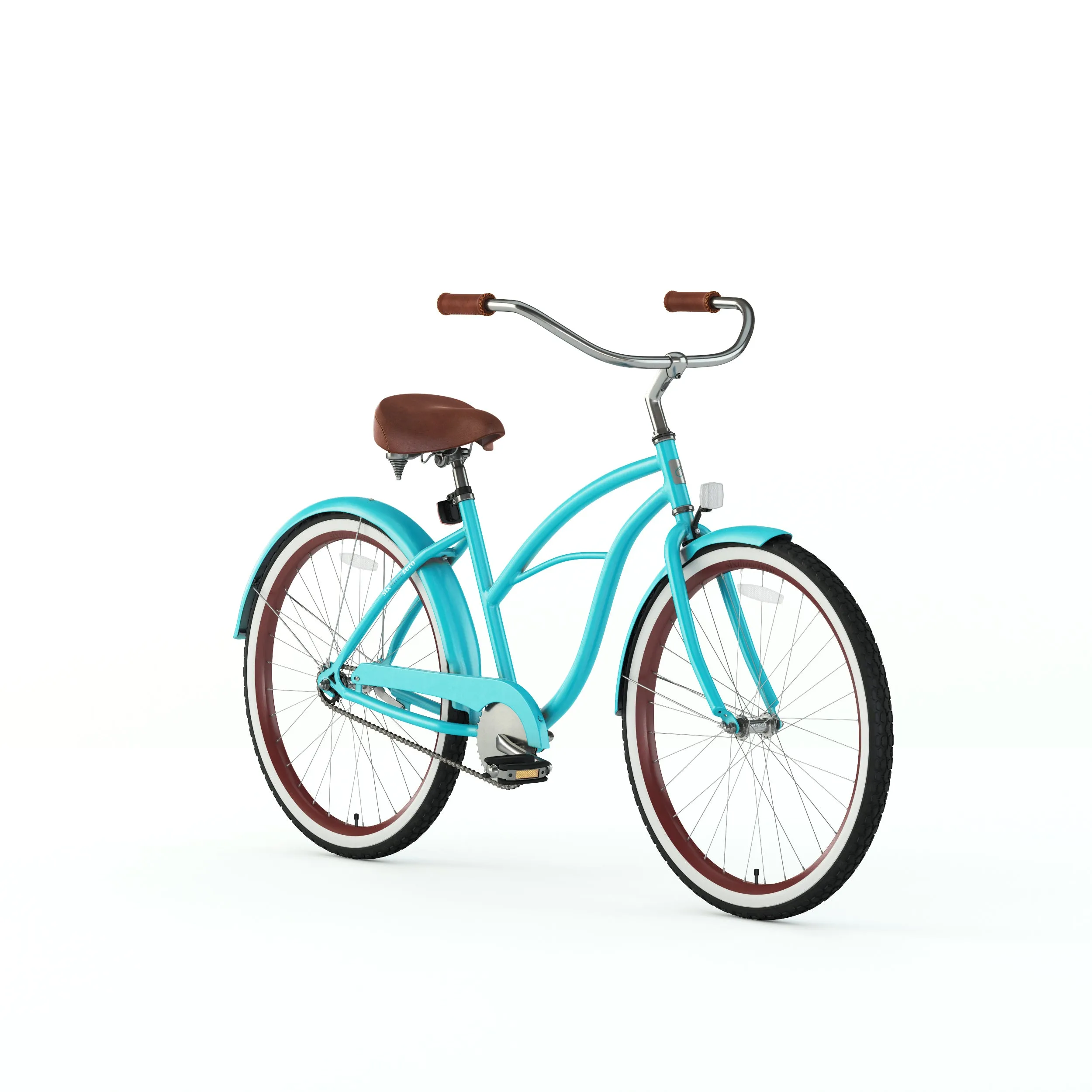 sixthreezero Teal Single Speed Women's Beach Cruiser Bike