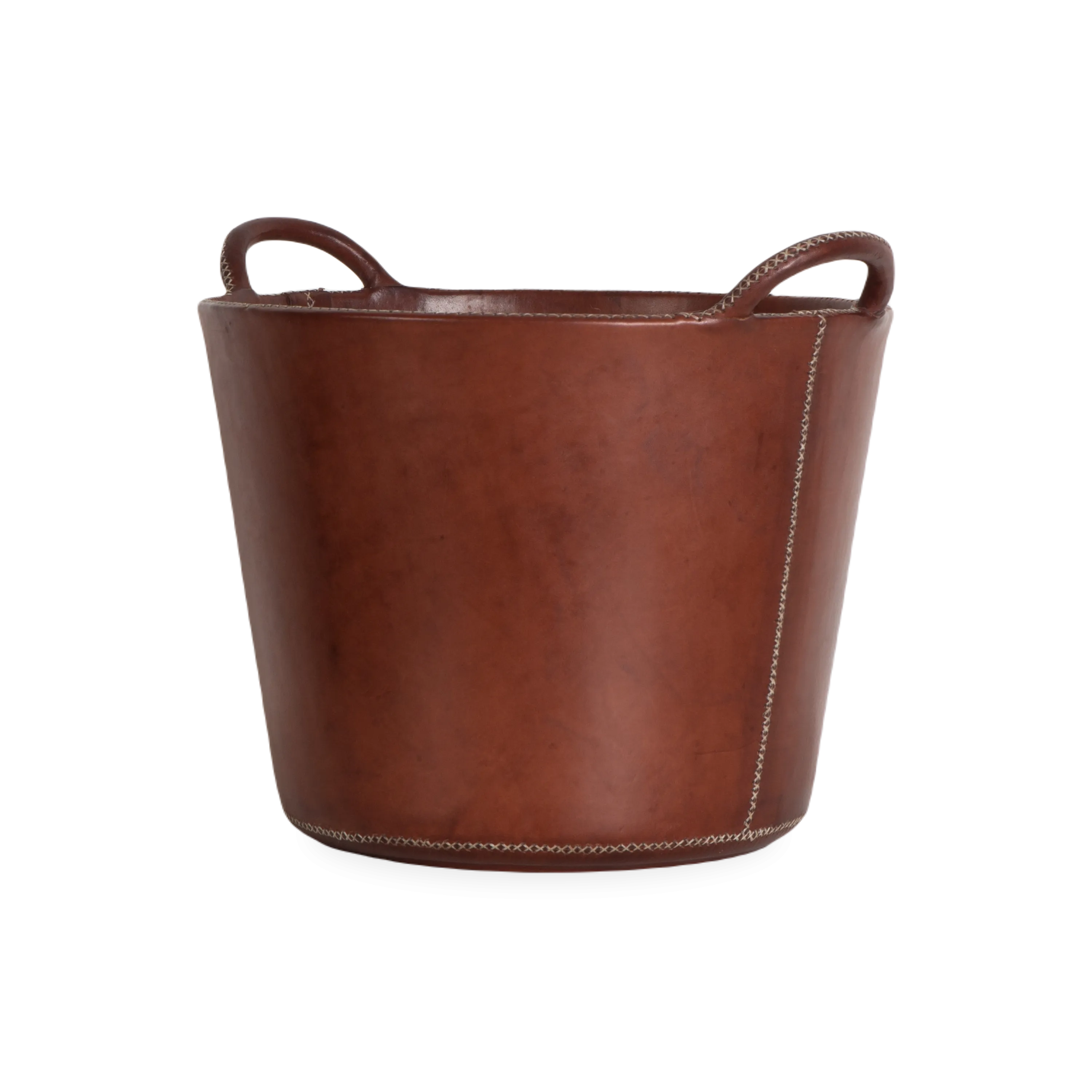 Solid Leather Basket