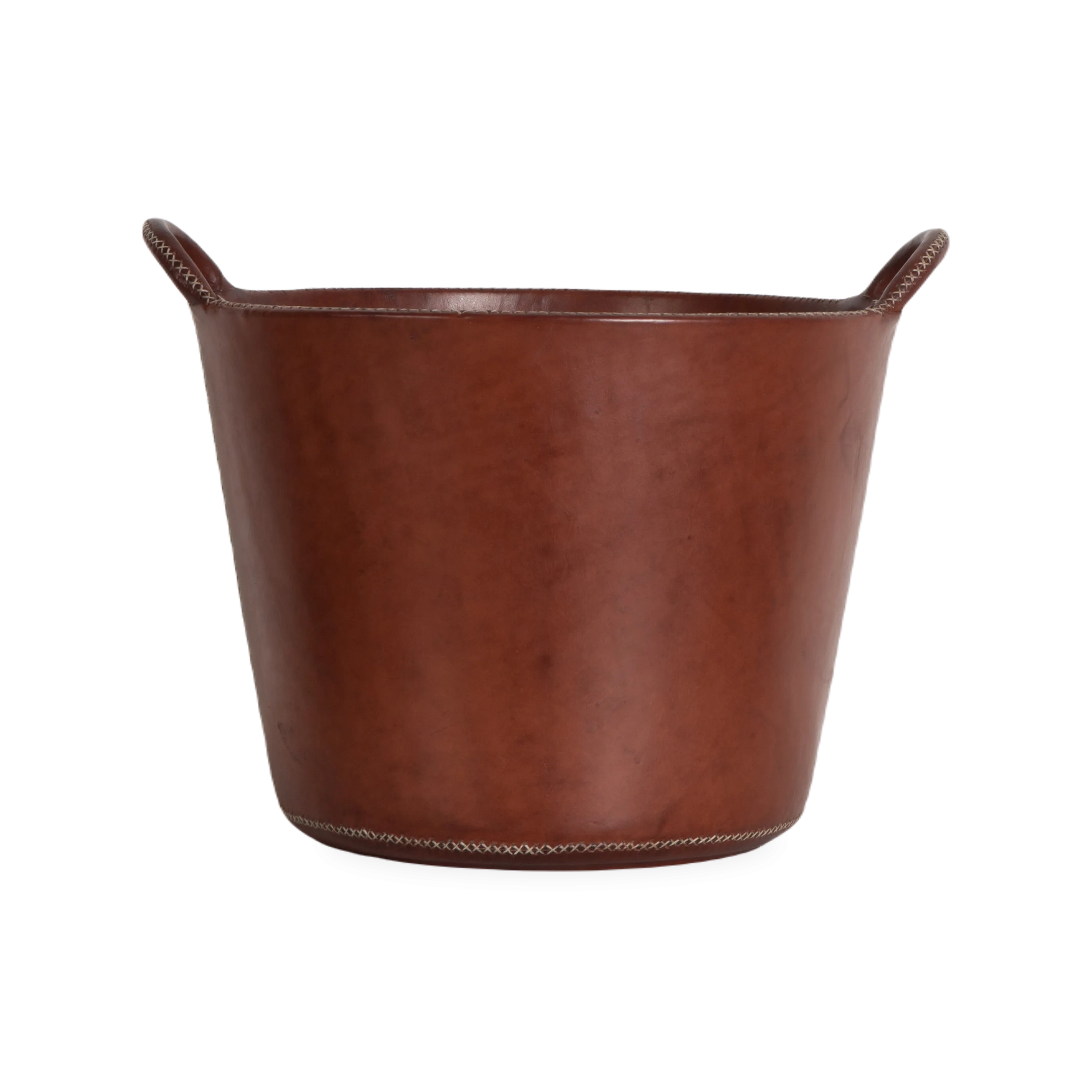 Solid Leather Basket