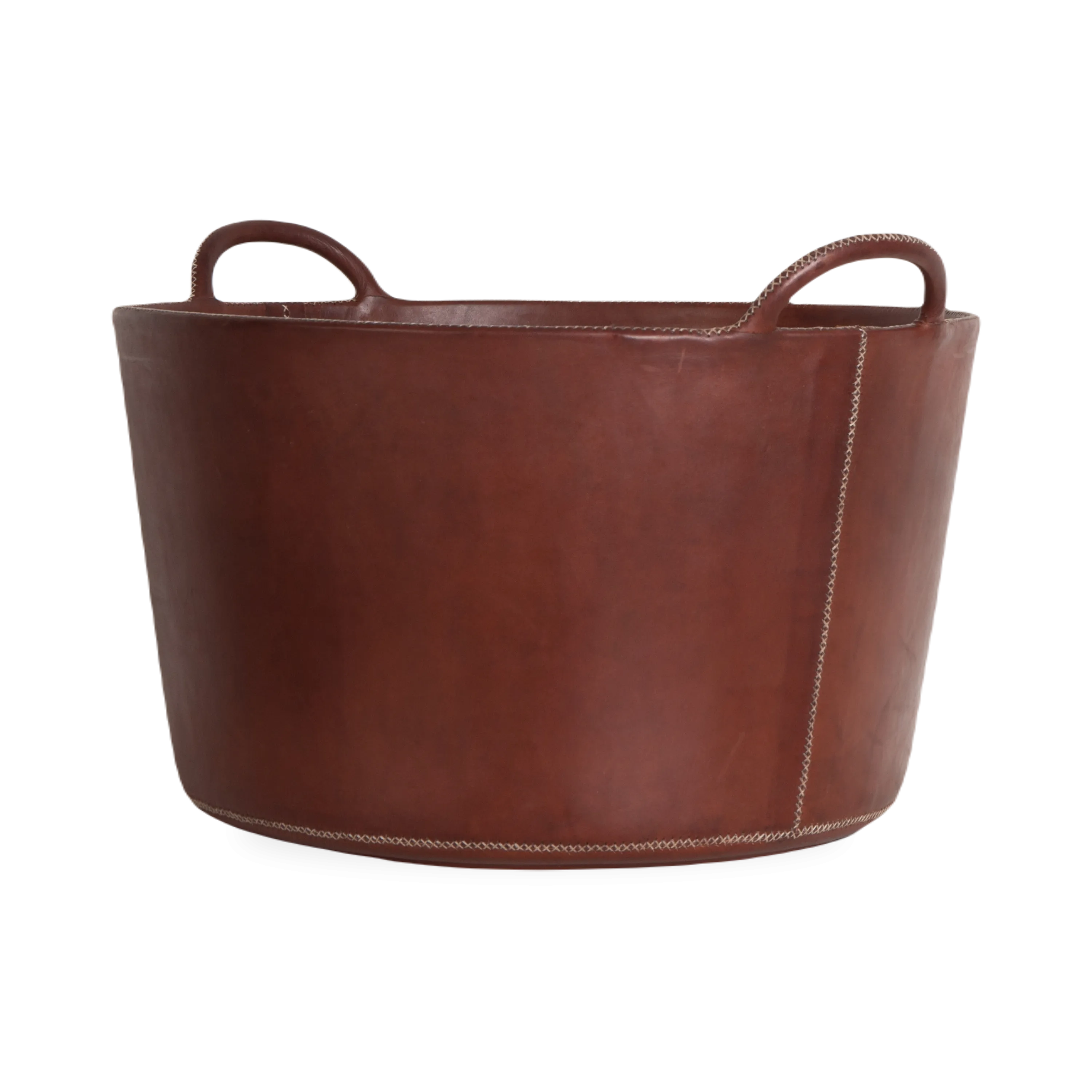 Solid Leather Basket