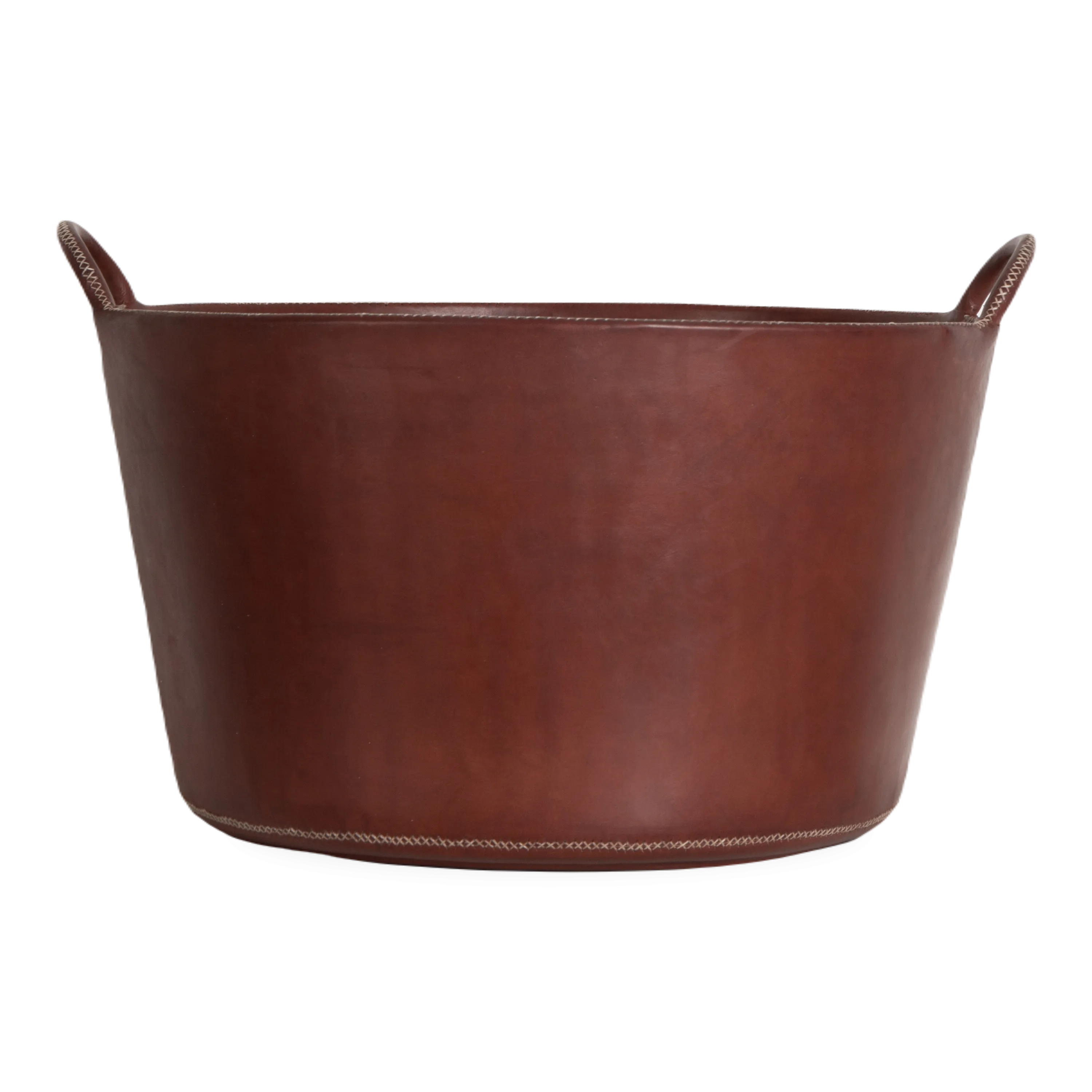 Solid Leather Basket