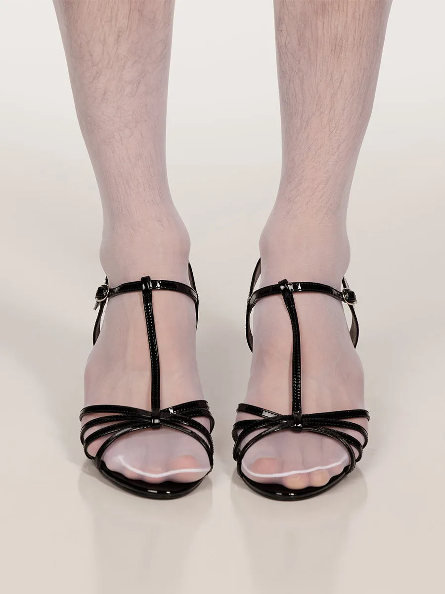 Strappy Kitten Heel