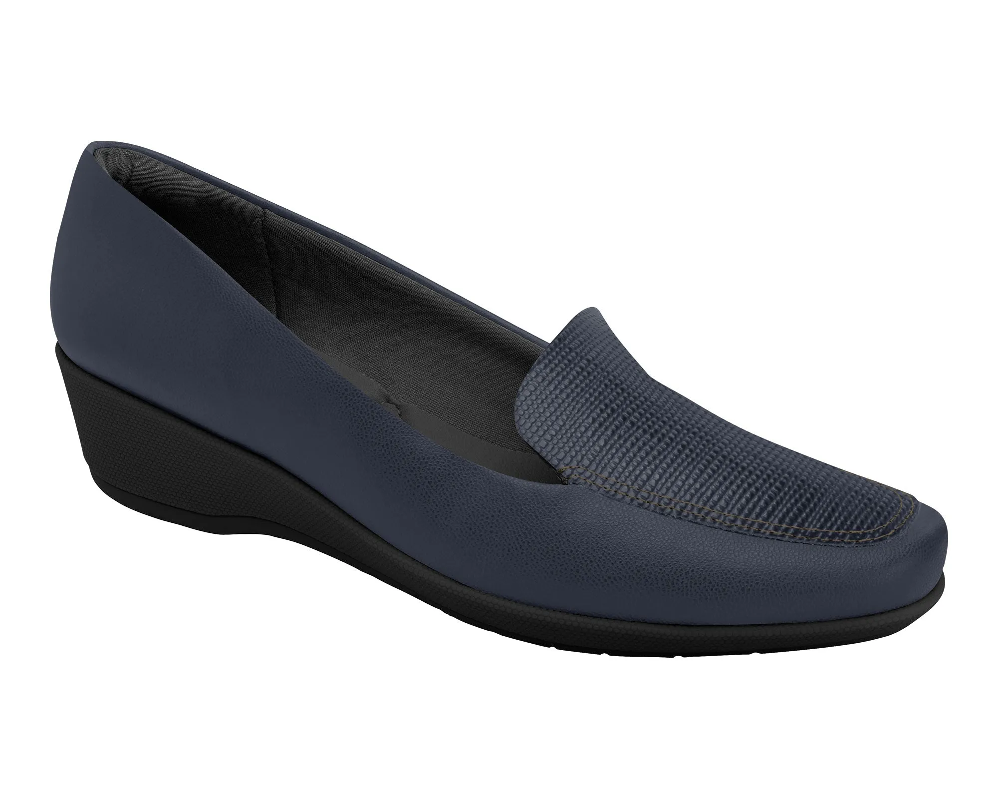 Stylish Navy 3cm Wedge Business Shoe by Piccadilly – The Perfect Fusion of Elegance and Comfort Piccadilly Ref: 143138-163