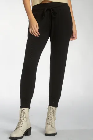 Thin Ribbed Jogger Pants