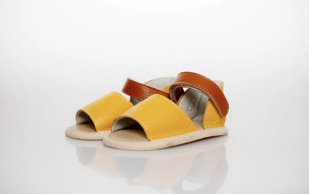 Tropica Sandals - Mustard & Tan