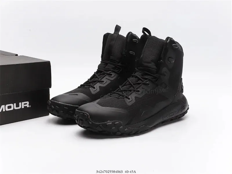 UNDER ARMOUR UA Project Rock Johnson HOVR Dawn Winter Outdoor Mens Training Shoes Bull's Head Waterproof Tactical Boots