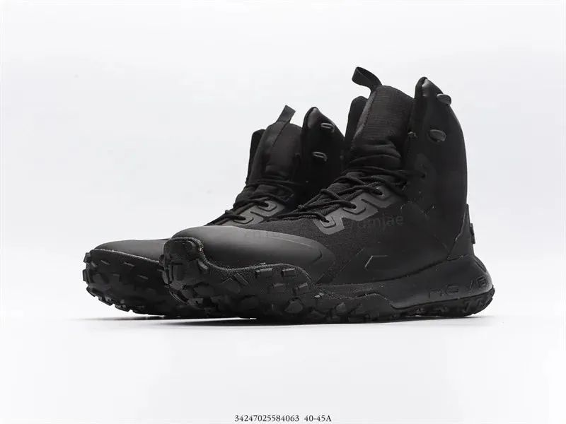 UNDER ARMOUR UA Project Rock Johnson HOVR Dawn Winter Outdoor Mens Training Shoes Bull's Head Waterproof Tactical Boots