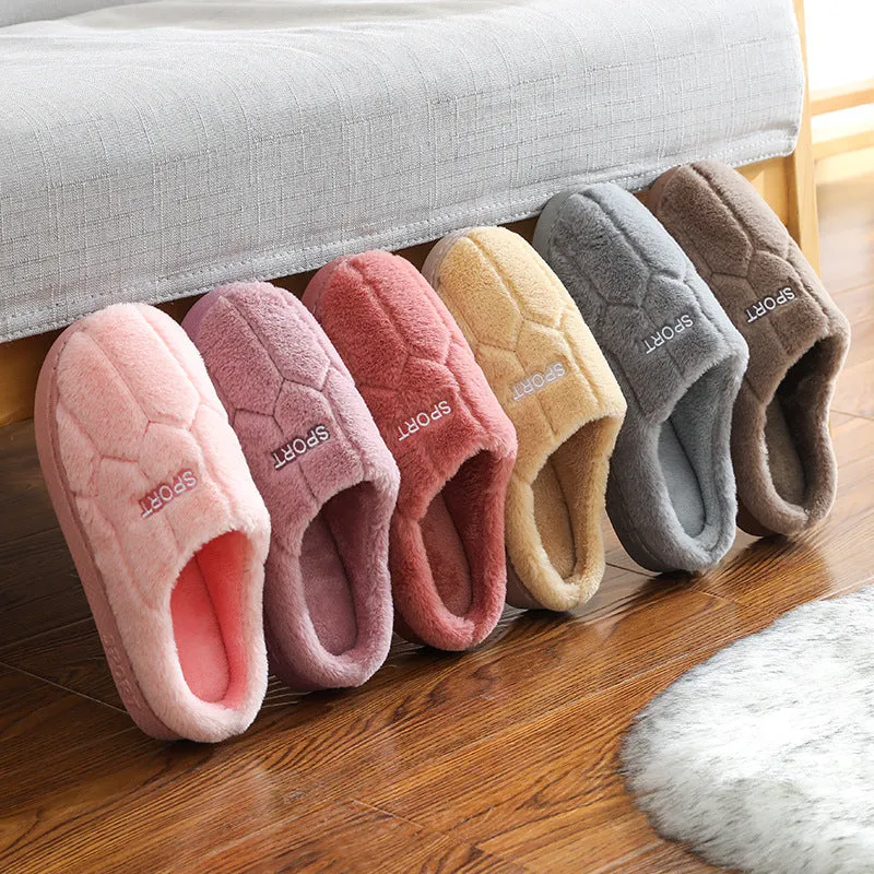 Unisex Slippers Cozy Plush House Slippers Warm Winter Slippers Indoor