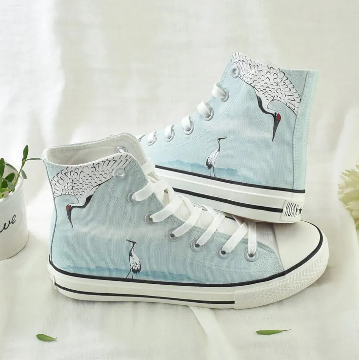 Uniwim Crane Hand-painted Shoes SE21696