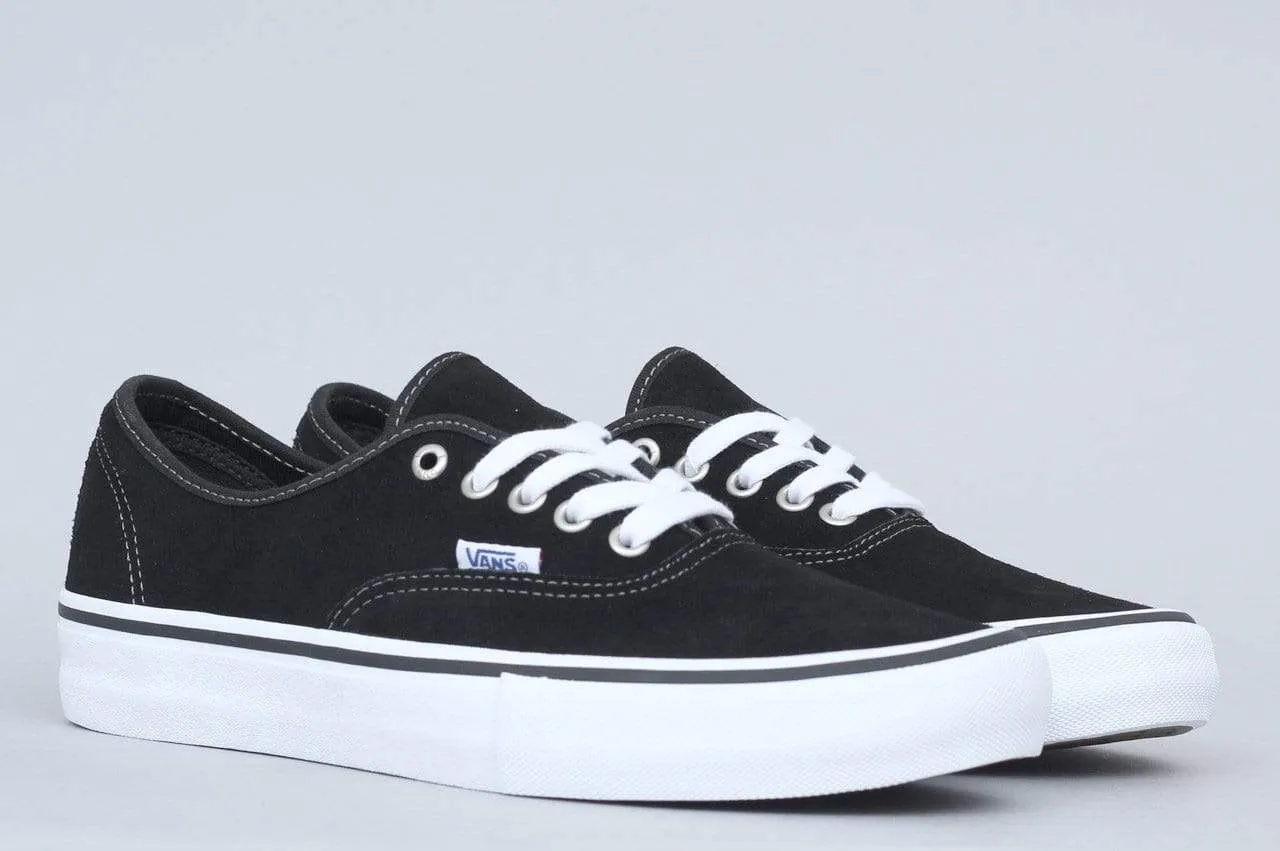 Vans Authentic Pro Shoes (Suede) Black