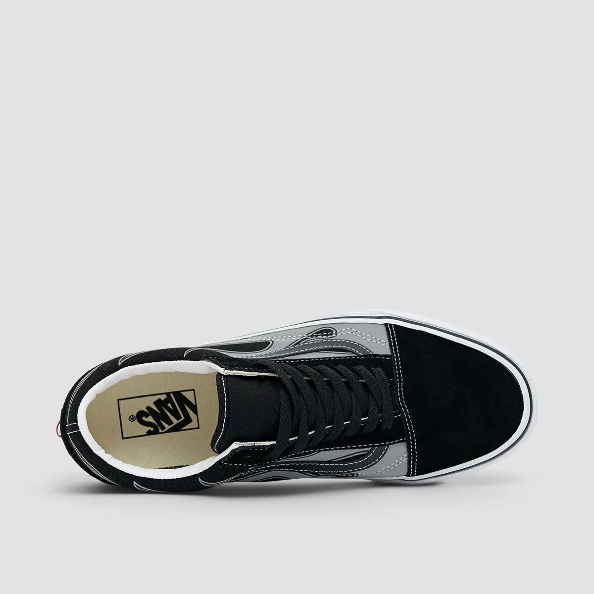 Vans Old Skool Shoes - Reflective Flame Black