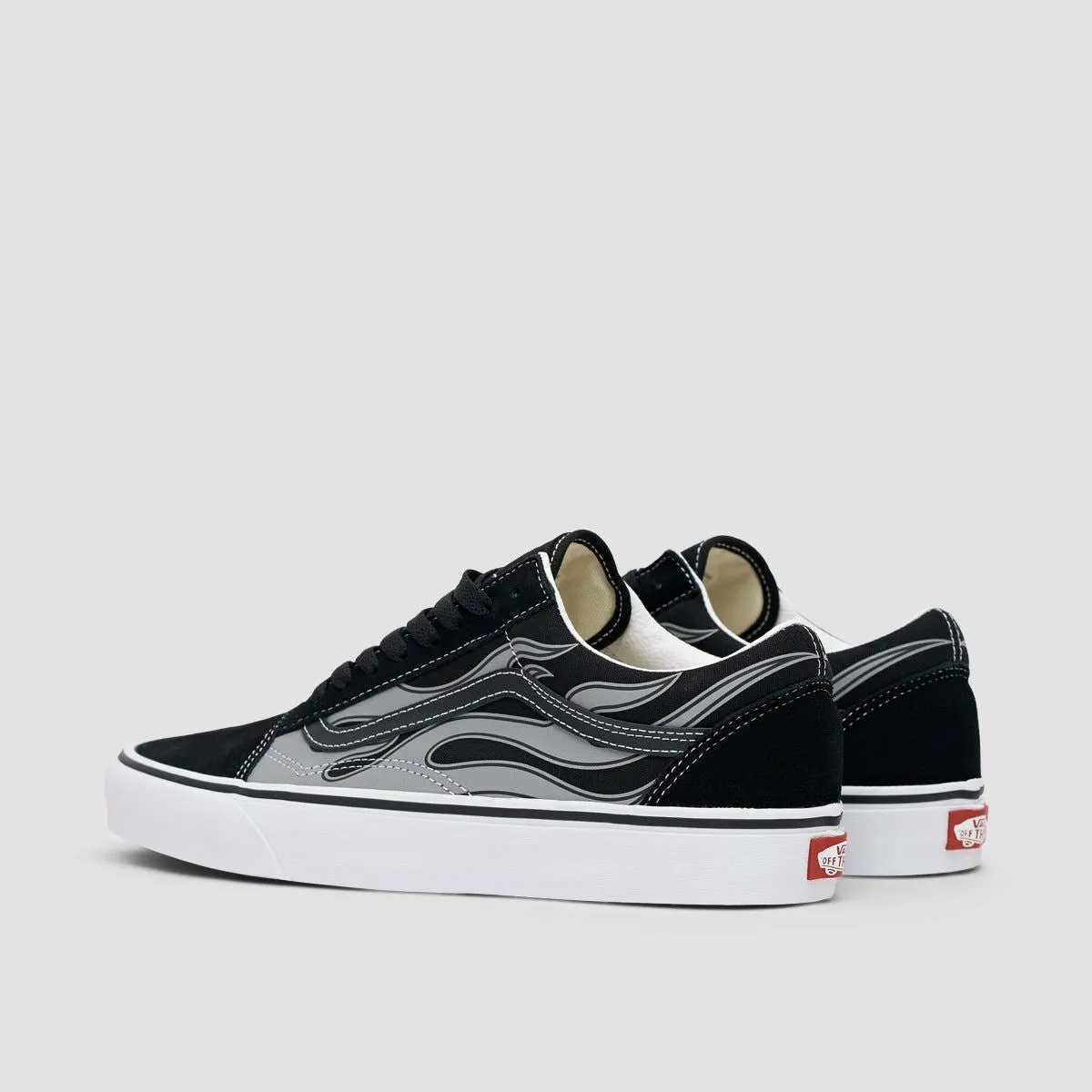 Vans Old Skool Shoes - Reflective Flame Black