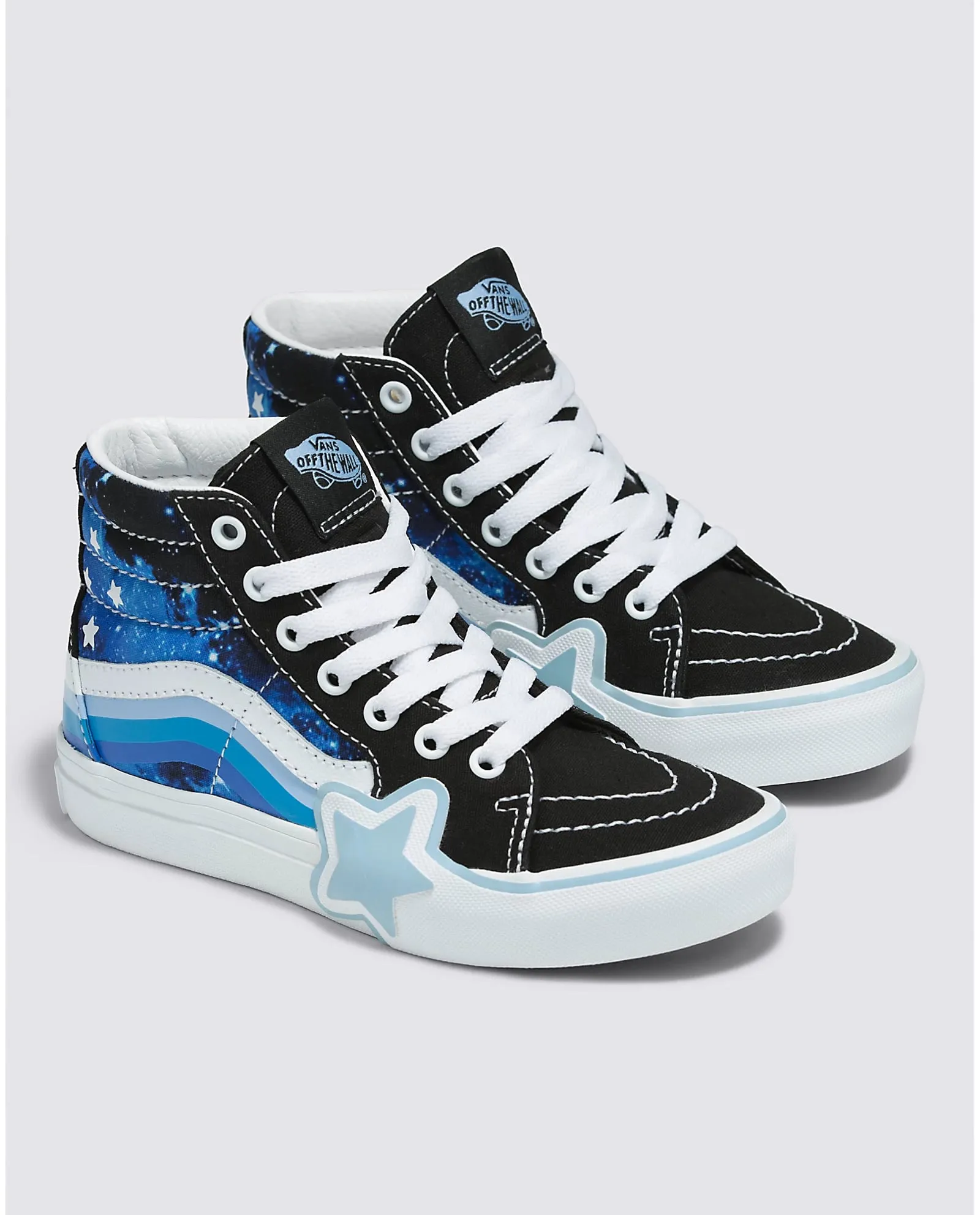 Vans Sk8-Hi Kids Rainbow Star Glow Galaxy Black / Blue