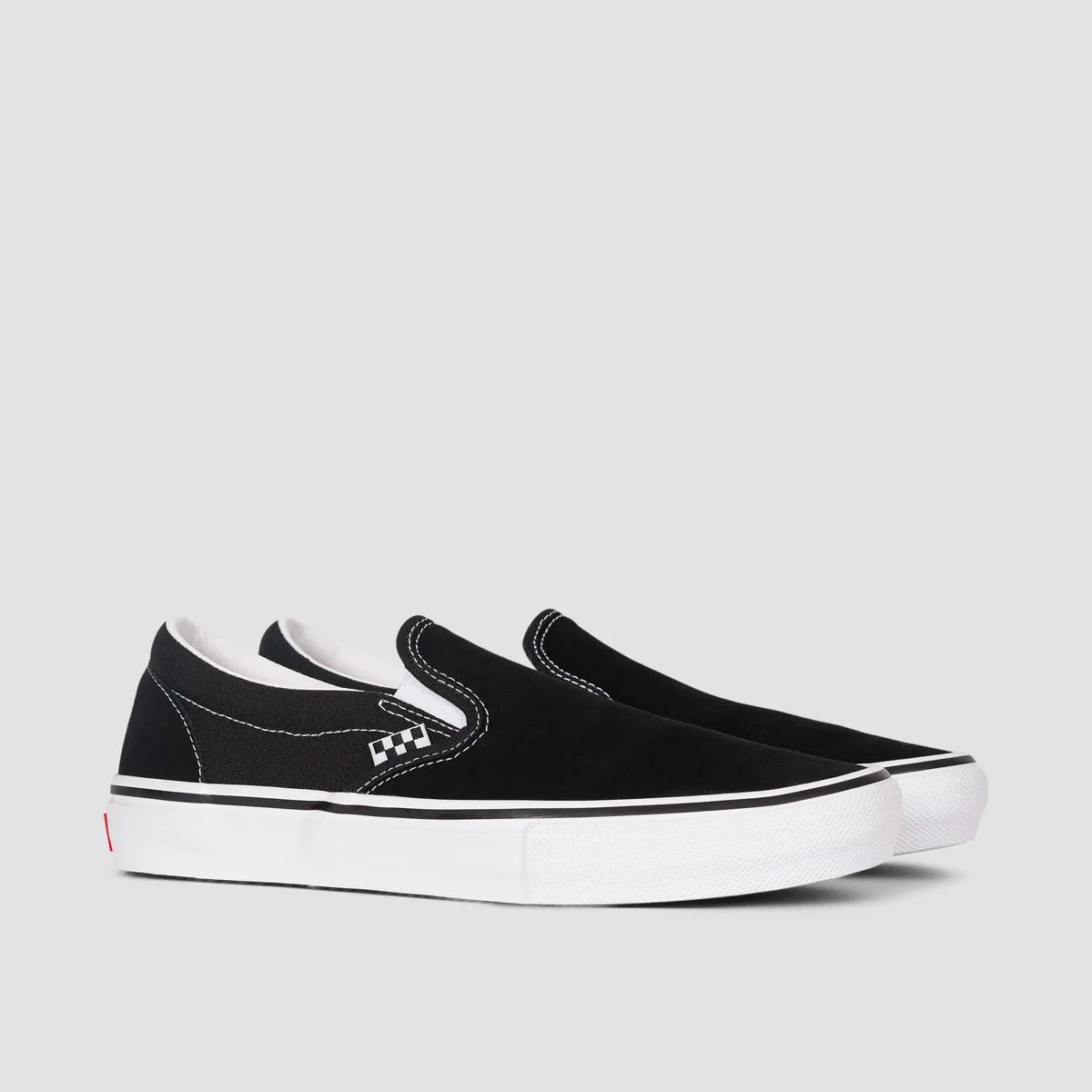 Vans Skate Slip-On Shoes - Black/White