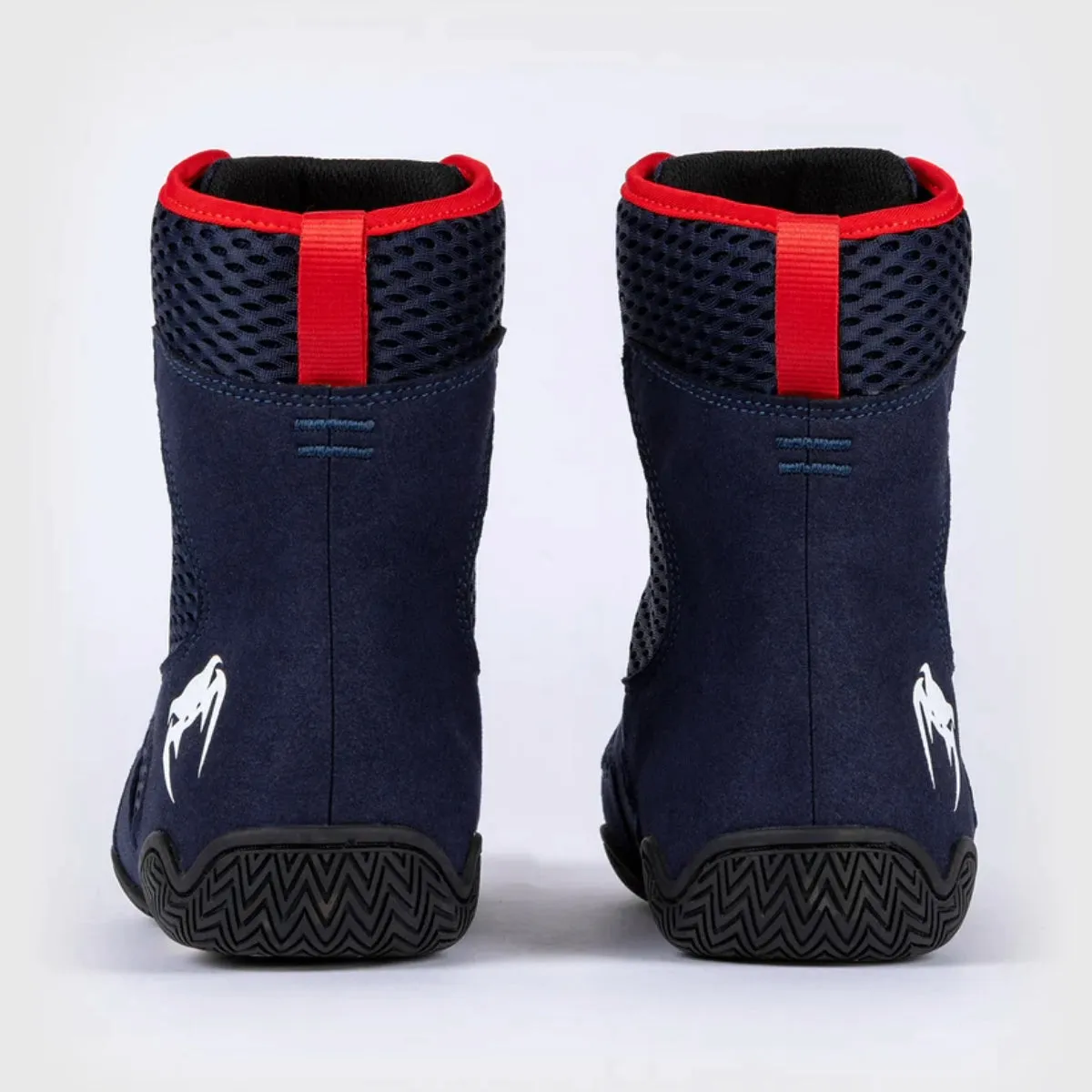 Venum Contender Boxing Shoes Navy Blue/Red