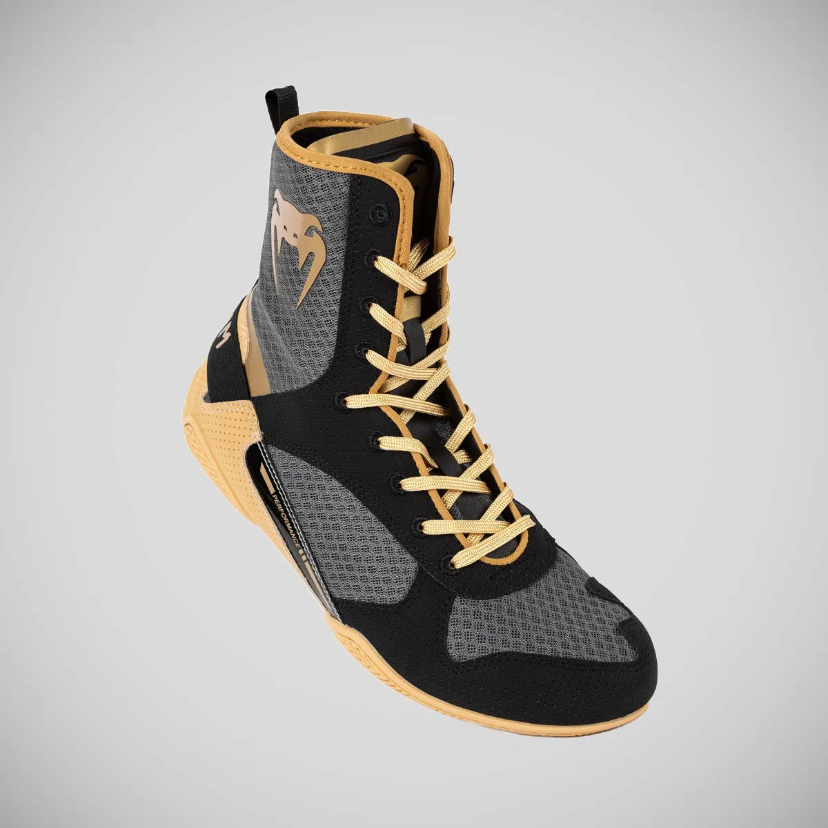 Venum Elite Boxing Shoes Black/Beige