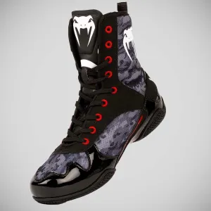 Venum Elite Boxing Shoes Dark Camo