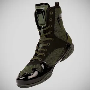 Venum Elite Boxing Shoes Khaki