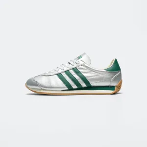 Womens Country OG - Silver Metallic/Collegiate Green