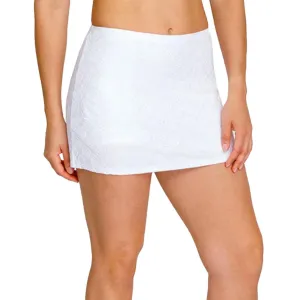 Women's Indra 13.5 Inch Tennis Skort Crystal Jacquard