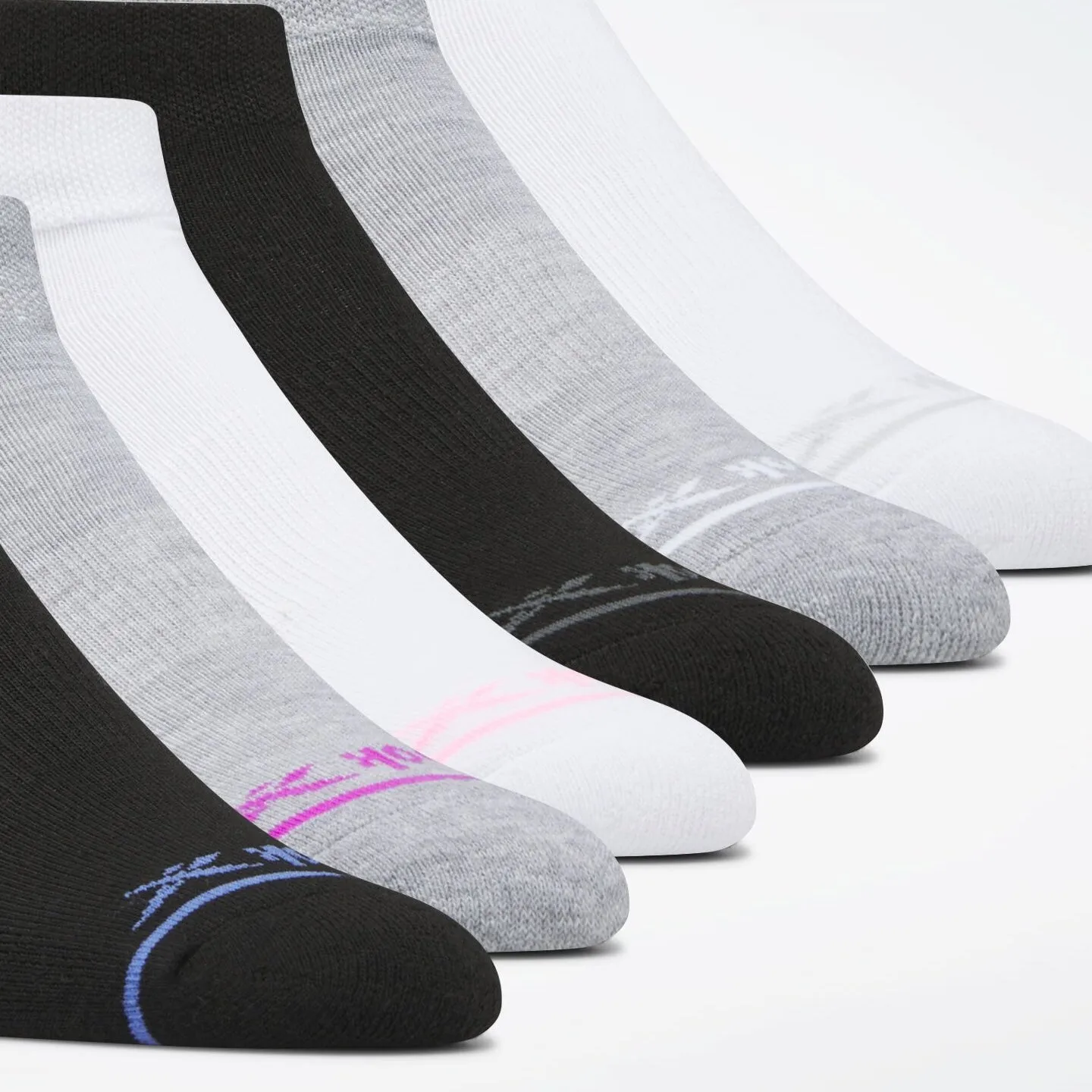 Women's Reebok Basic Quarter Socks 6 Pairs